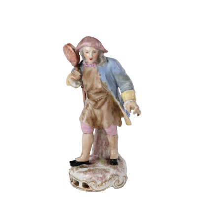 Petite Sculpture Ancienne Porcelaine Meissen Allemagne \'800