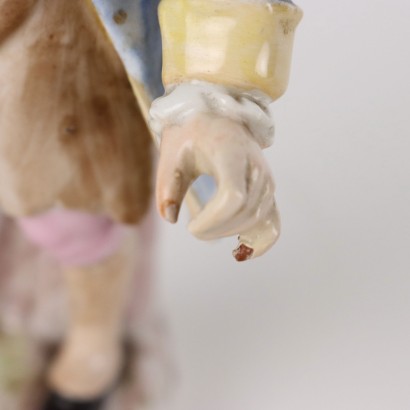 Petite Sculpture Ancienne Porcelaine Meissen Allemagne \'800