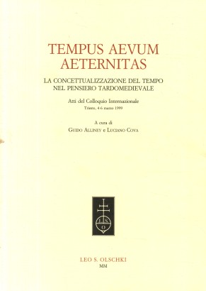 Tempus aevum aeternitas