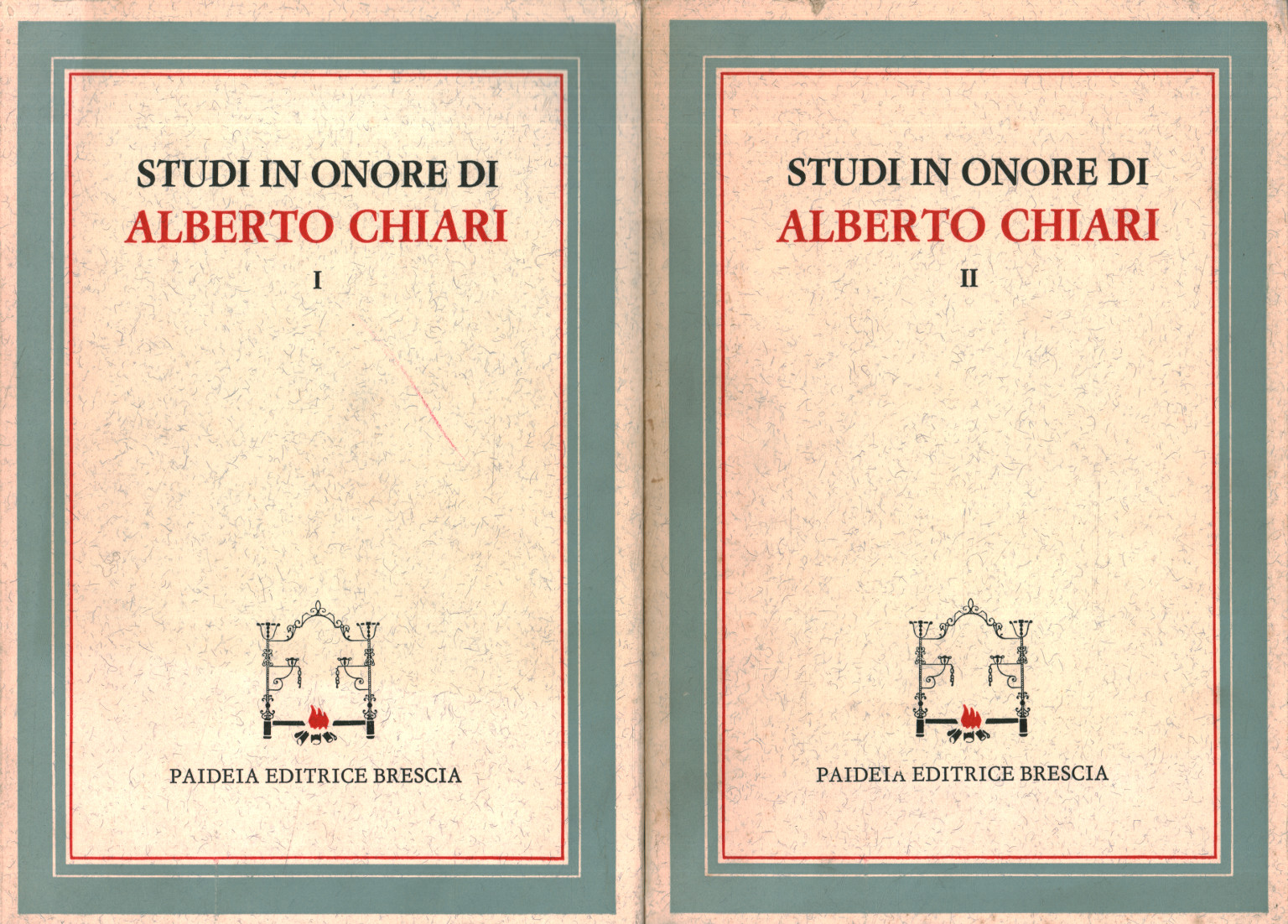 Studies in honor of Alberto Chiari (2