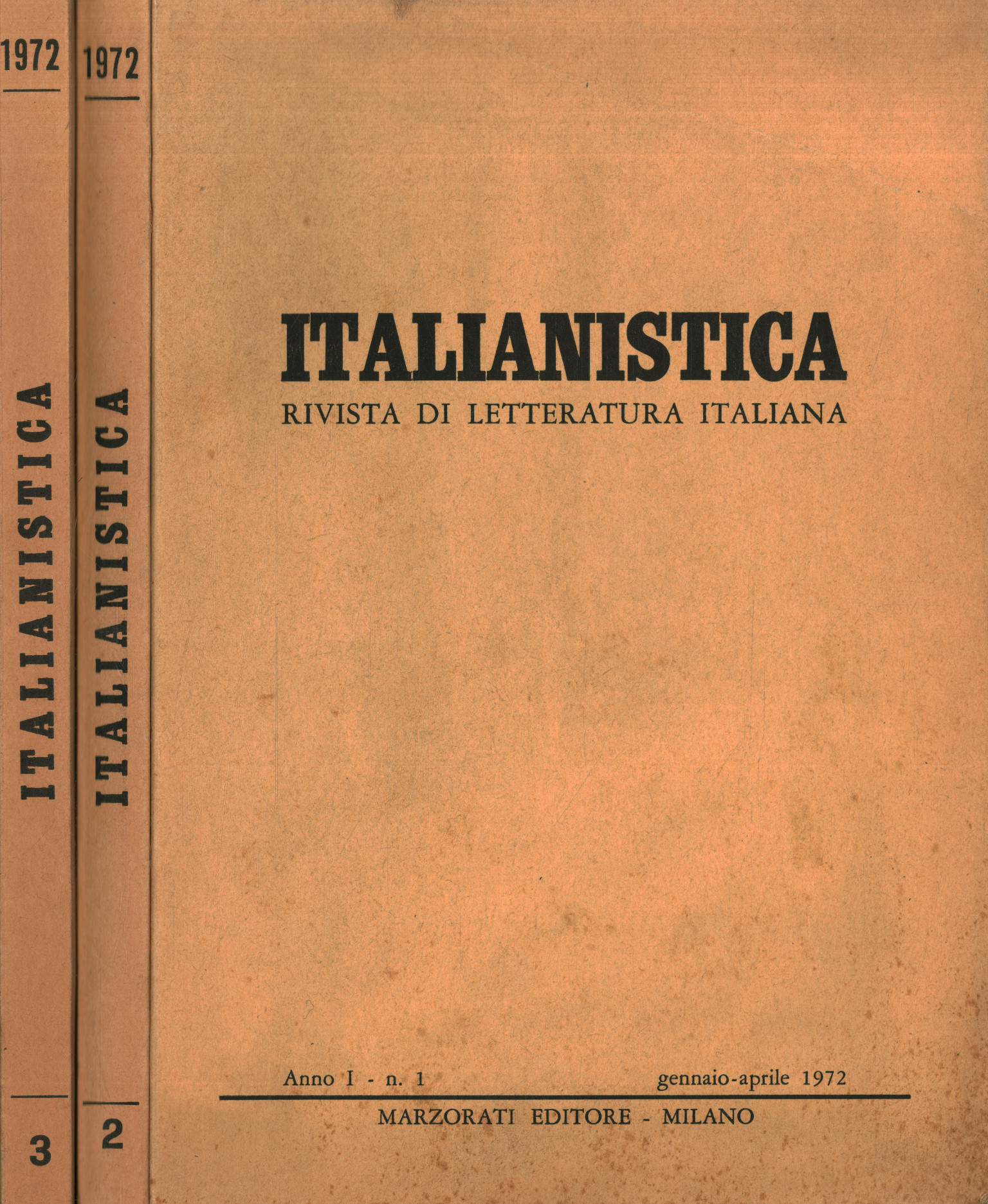 Italianistica: Zeitschrift für italienische Literatur