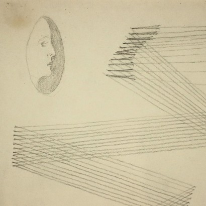 Dessin sur papier de Fausto Melotti 197,Sans titre,Fausto Melotti,Fausto Melotti,Fausto Melotti,Fausto Melotti,Fausto Melotti,Fausto Melotti,Fausto Melotti,Fausto Melotti,Fausto Melotti