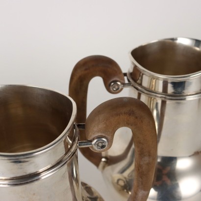 Pair of Carafes in Silver Teghini F