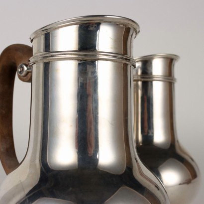 Pair of Carafes in Silver Teghini F