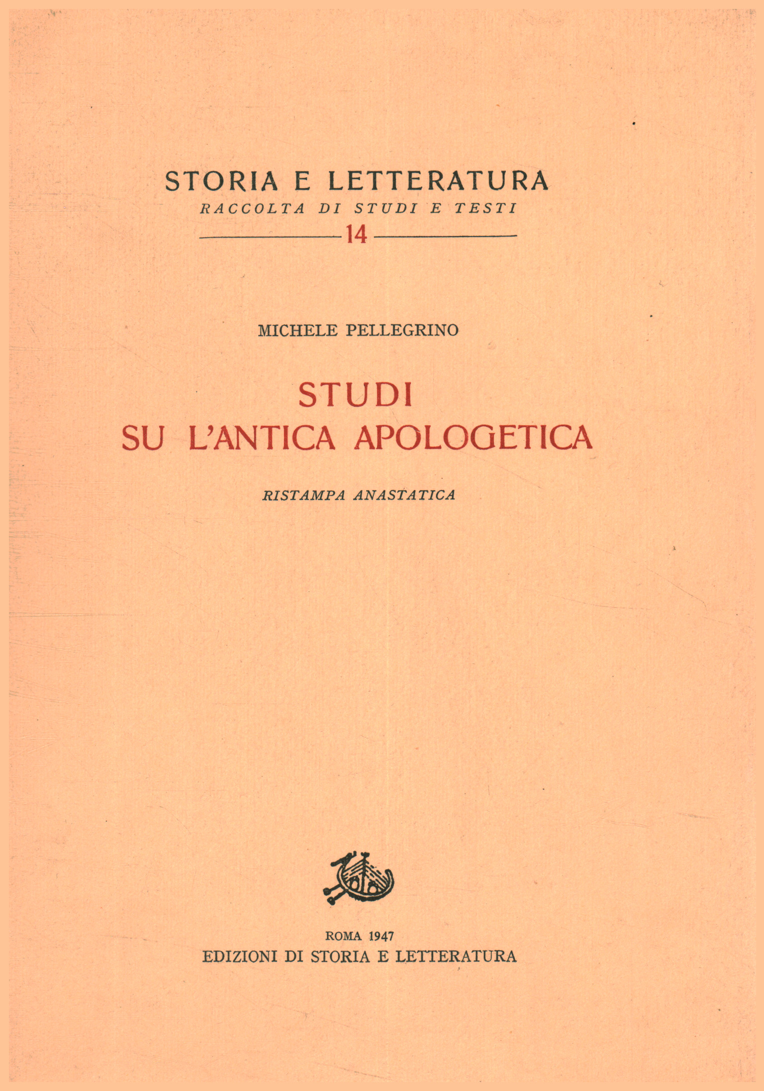 Studi su l'antica apologetica