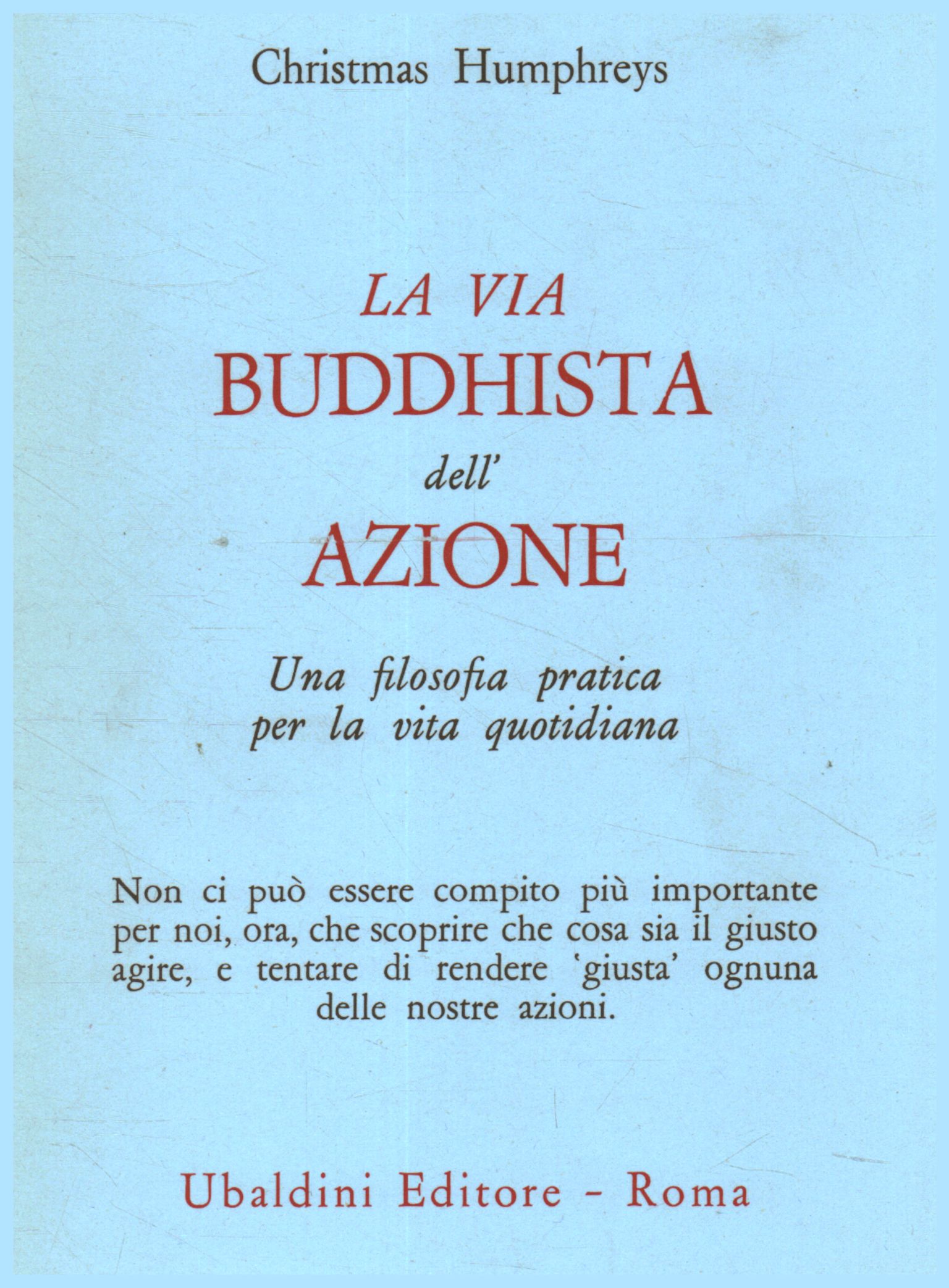 La via buddhista dell'azione