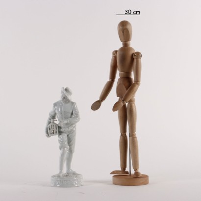 Figurine Jeune Homme avec Cage Porcel