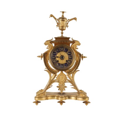 Orologio da Appoggio in Bronzo Dorato