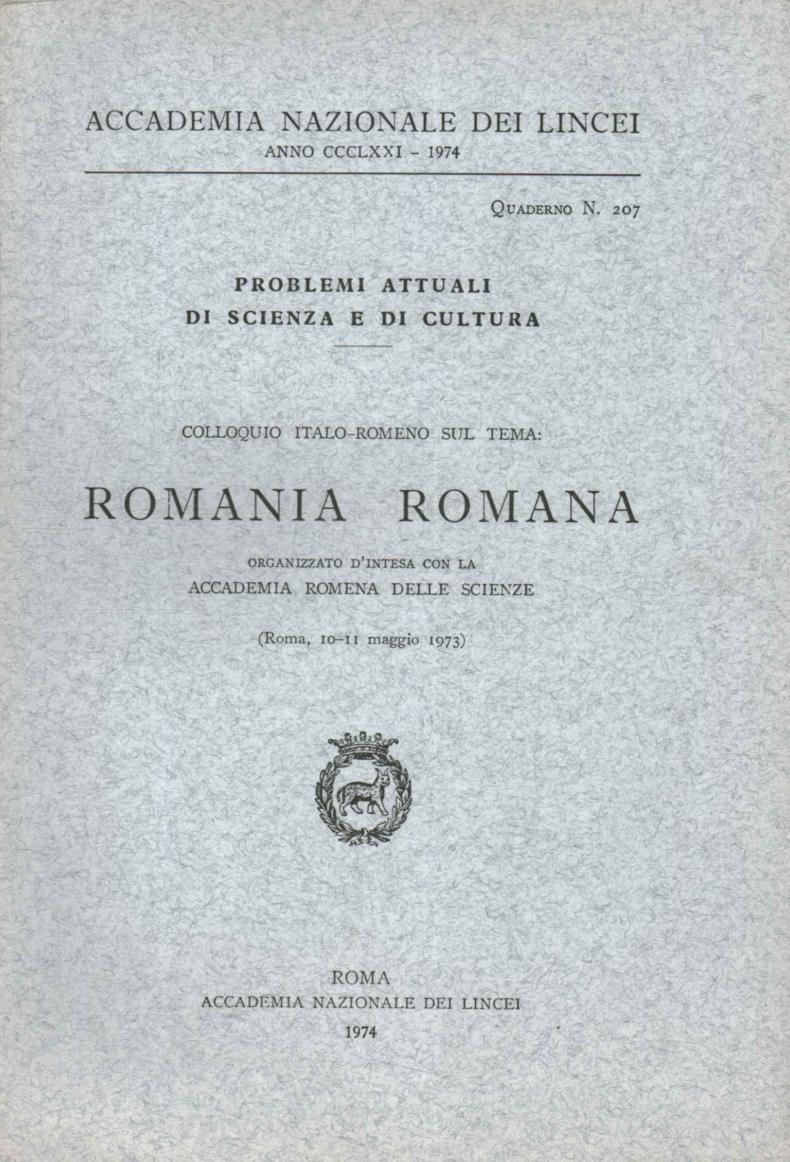 Roumanie romaine