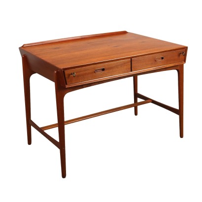 Bureau Vintage S. Åge Madsen pour Sigurd Hansen Années 50 Teak