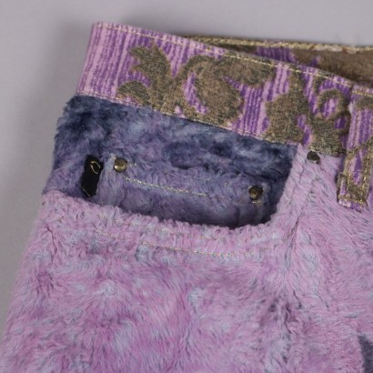 Just Cavalli Fur Effect Trousers