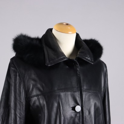 Manteau en cuir Conbipel