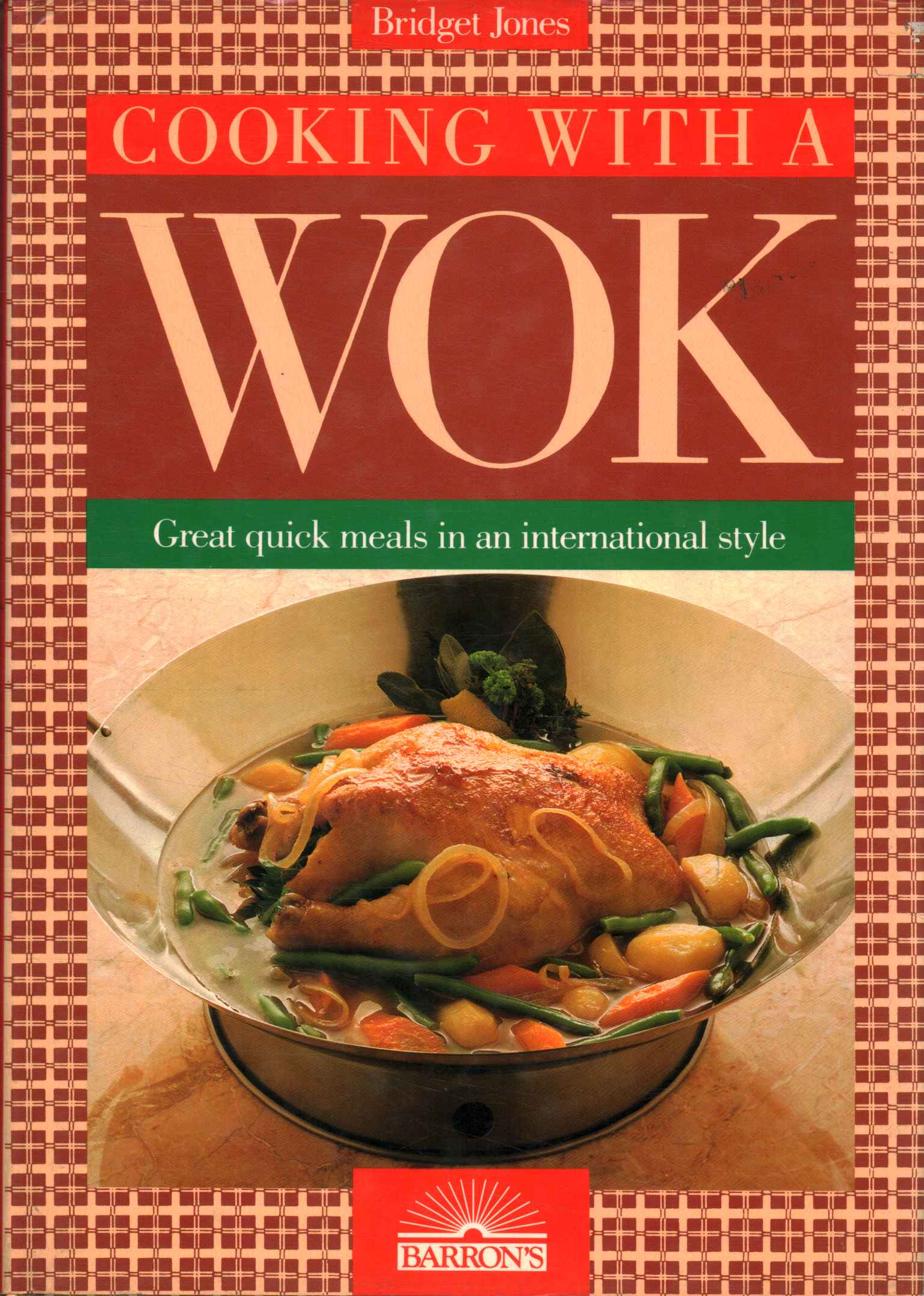 Kochen mit einem Wok