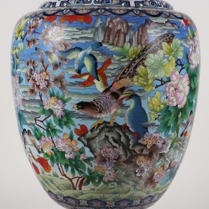 Large Cloisonné Vase