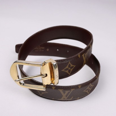 Second Hand Louis Vuitton Belt Monogram Canvas France