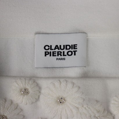 Claudie Pierlot Rock mit Blumenstickerei