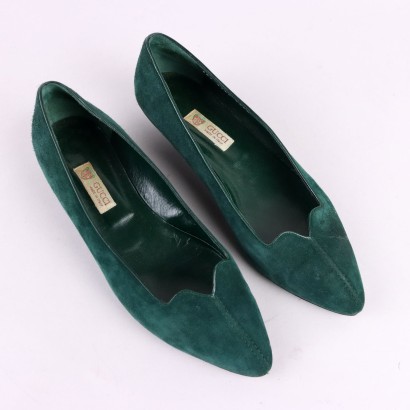 Vintage Gucci Ballerinas aus Leder N. 39,5 80er-90er Jahre