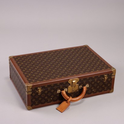 Vintage 1990s Suitcase Louis Vuitton Bisten 60 Monogram Canvas