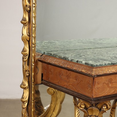 Console de style avec miroir