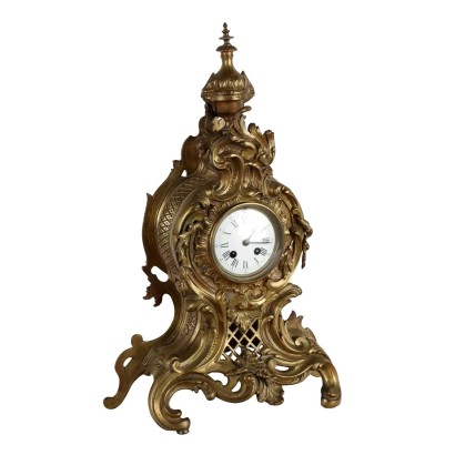 Reloj de Sobremesa en Bronce Dorado