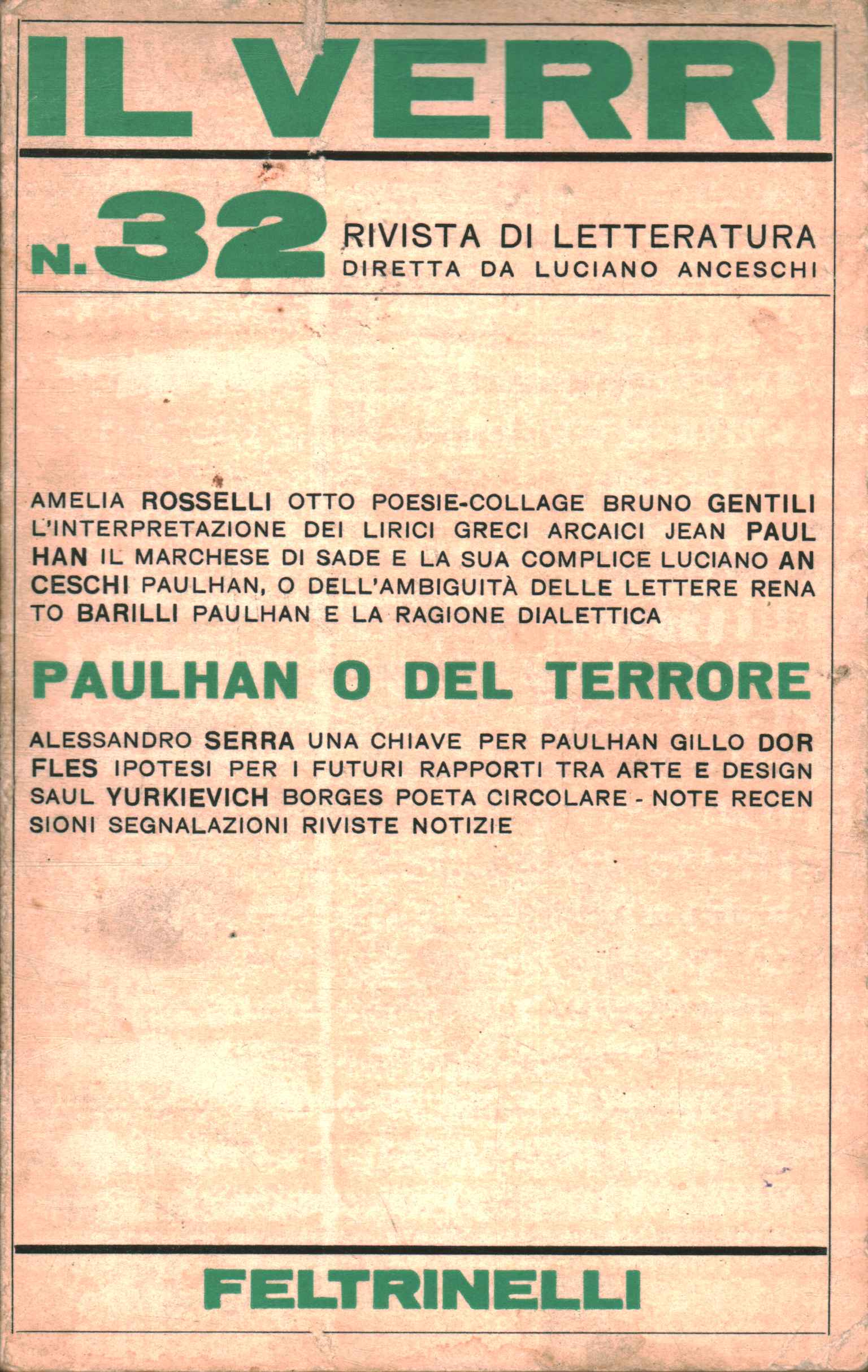 Le Verri n. 32