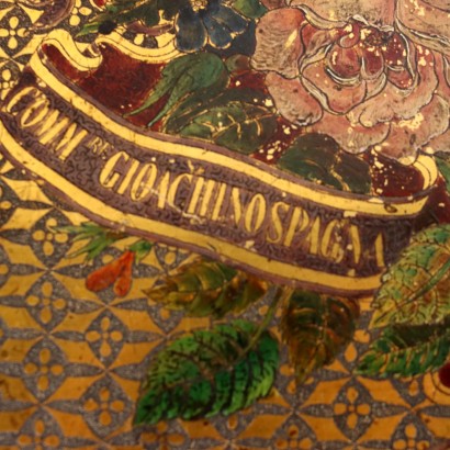 Scatola in Legno Laccato a Chinoiserie