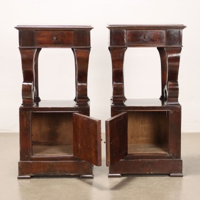 Pair of Louis Philippe bedside tables