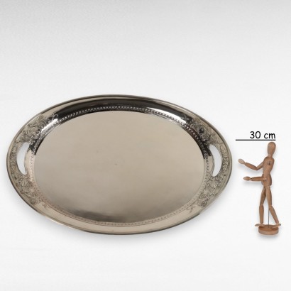 Oval Silver Tray