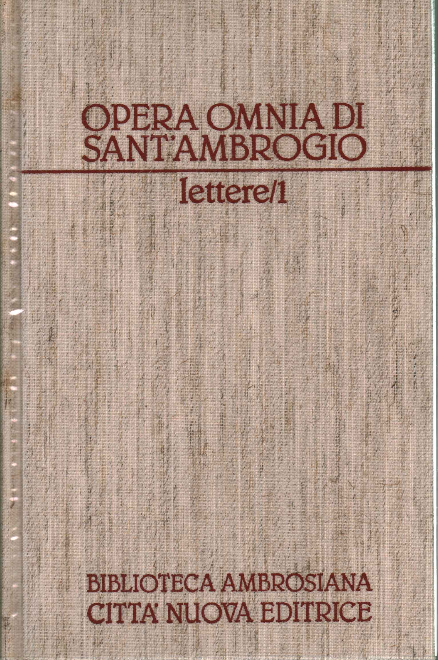 Opera Omnia of Sant'Ambrogio. D