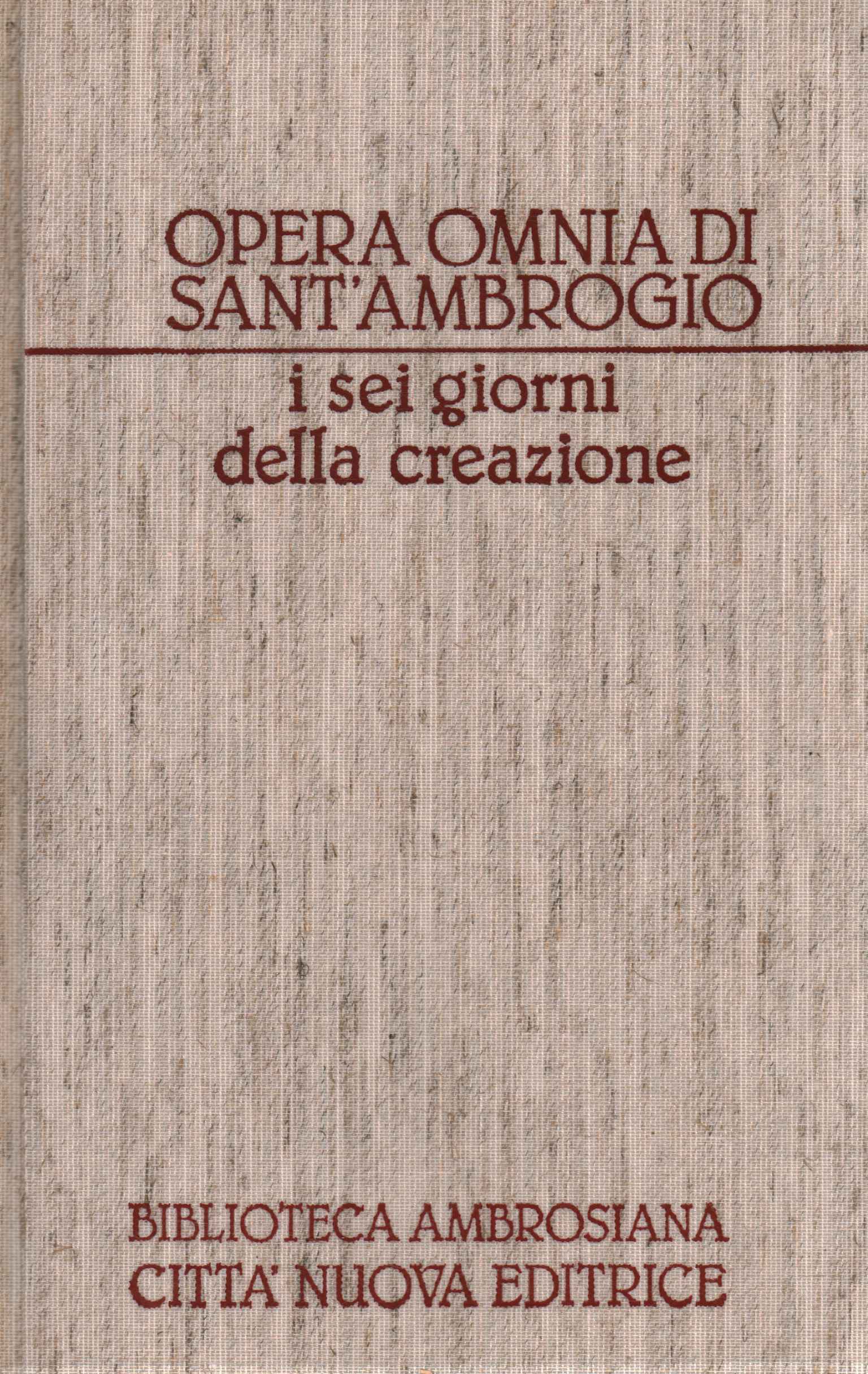 Opera Omnia von Sant'Ambrogio. ODER