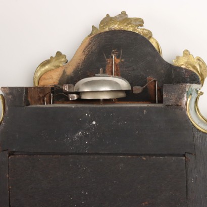 Clock with Wooden Shelf