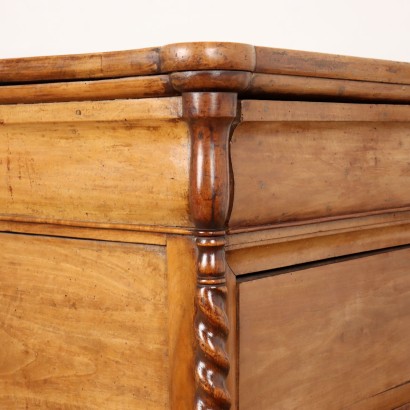 Dresser, Louis Philippe chest of drawers in walnut