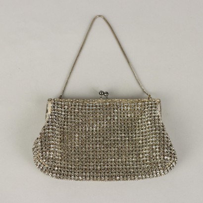 Vintage-Handtasche mit Strasssteinen