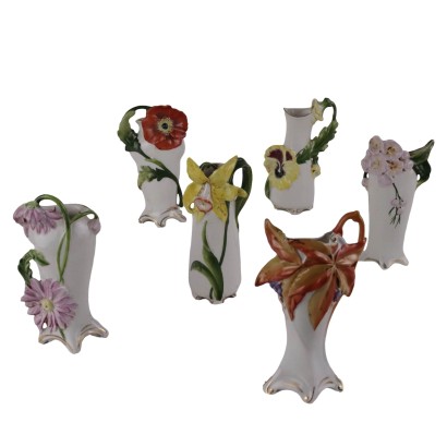 Group of Six Porcelain Vases by