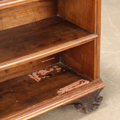 Bedside table with ancient woods