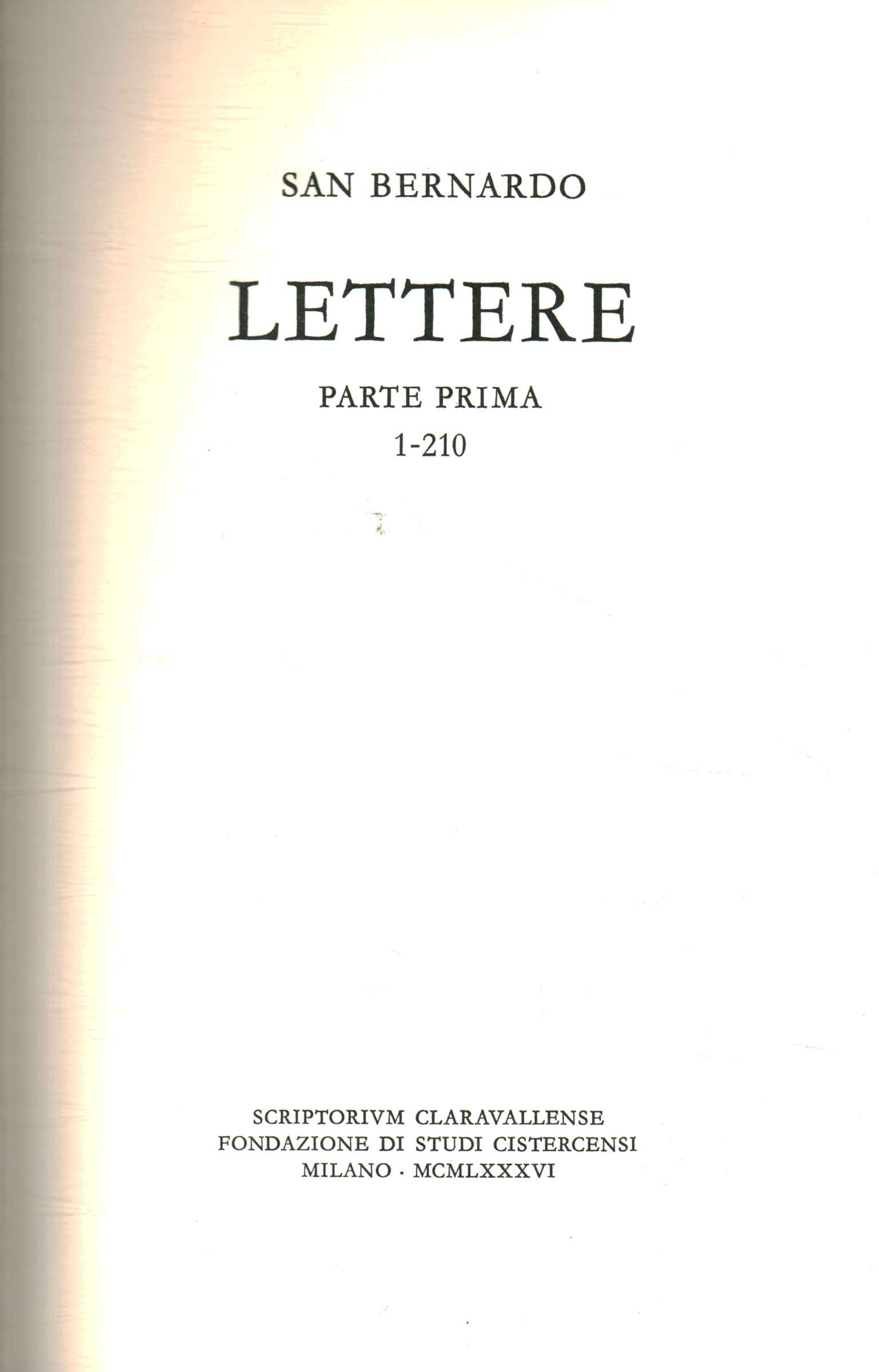 Lettere. Parte prima 1-210