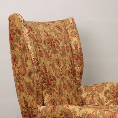 Pair of armchairs, two Bergere armchairs from the 1950s