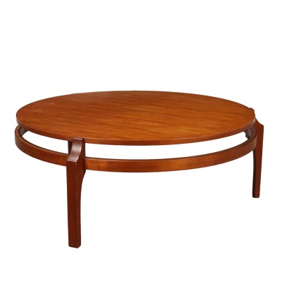 Vintage 1960s Coffee Table Teak Veneered Italy