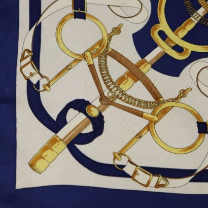 Foulard Hermes Eperon d'Or Vint