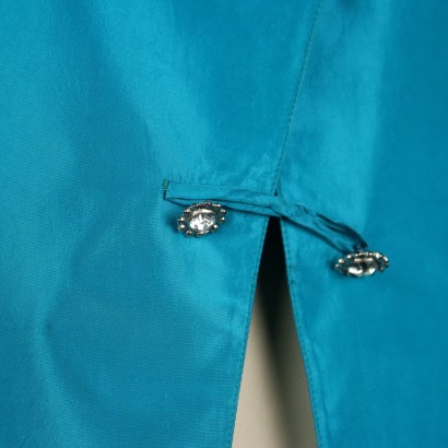 Veste en soie turquoise Ungaro vintage