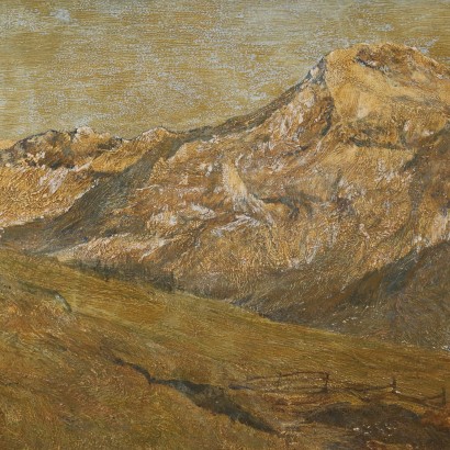 Peinture de Gino Federici,Paysage de montagne,Gino Federici,Gino Federici,Gino Federici,Gino Federici,Gino Federici,Gino Federici