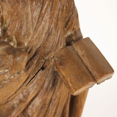 Figure of Philosopher Wooden Sculpture