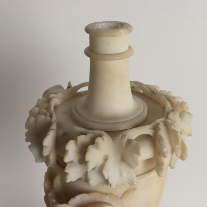 Pair of Alabaster Candlesticks