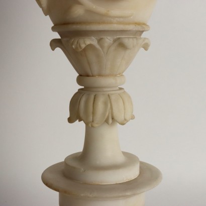 Pair of Alabaster Candlesticks