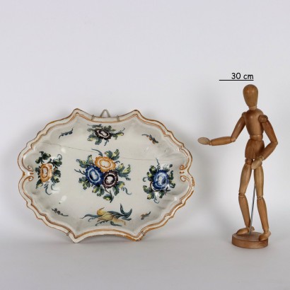 Bacile da Barba in Maiolica