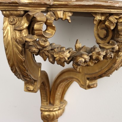 Neoclassical Style Corner Shelf