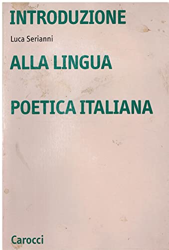 Introducción a la lengua poética italiana%