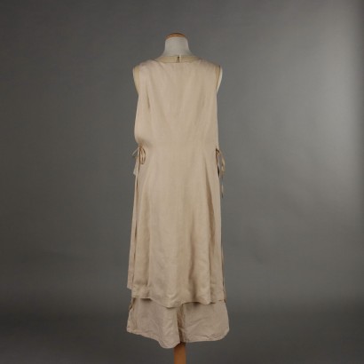 Morgane Le Fay Linen and Silk Dress