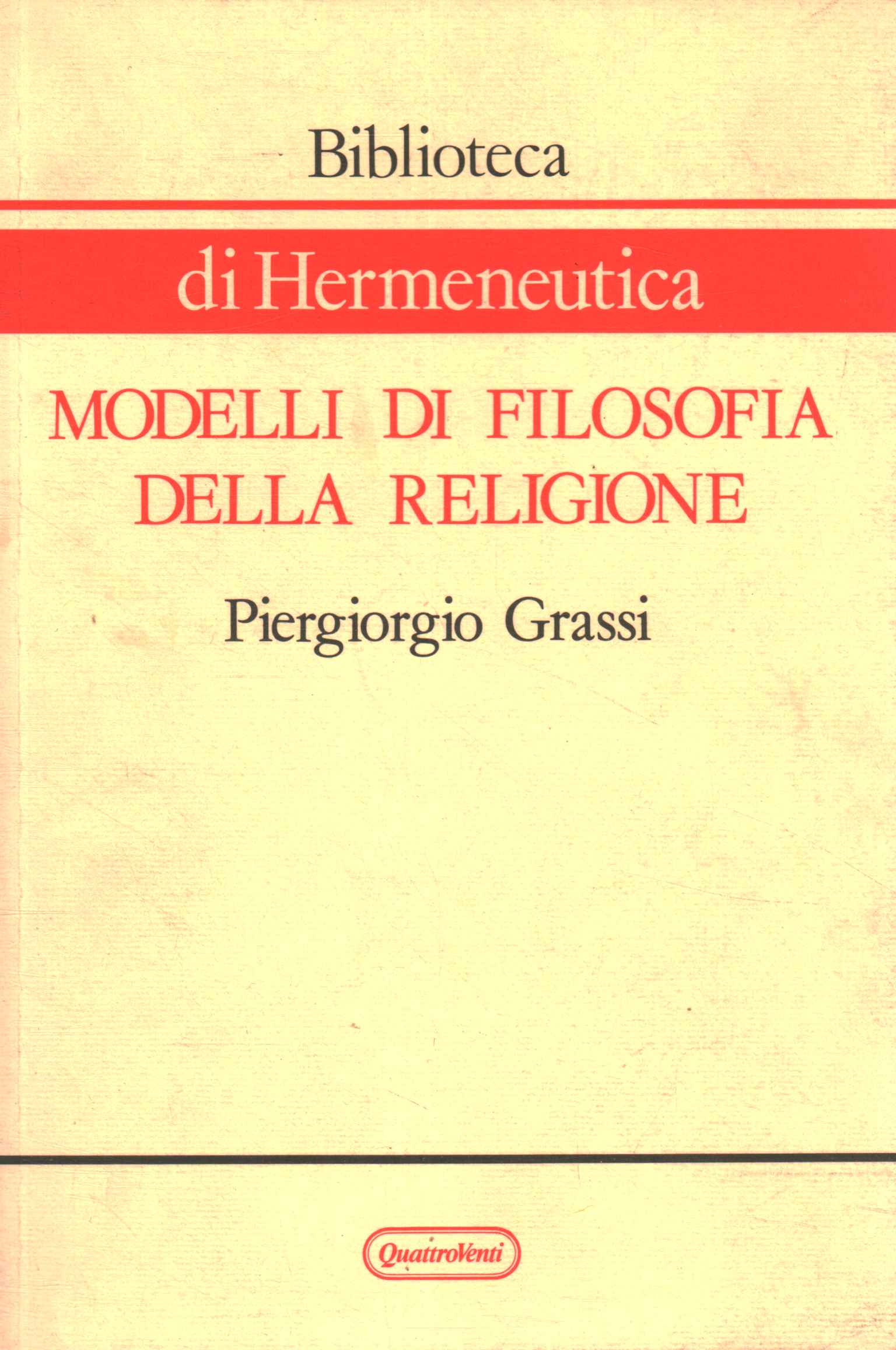 Models of philosophy of religion