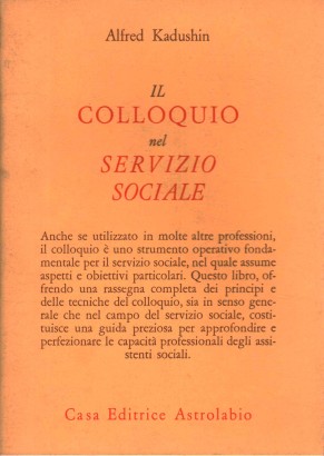 Il colloquio nel servizio sociale